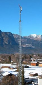 Mobile Antennenträger- und Trägersysteme bis 40m
