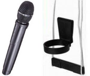 Umhängevorrichtung für Sendemikrofon für Beyerdynamic Führungsanlage
