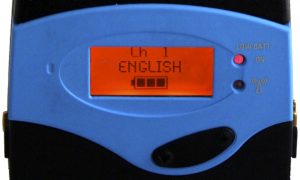 Dolmetscherempfänger EK 1039 von Sennheiser -Detail
